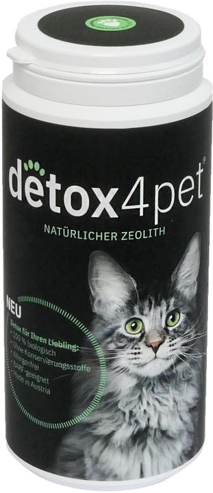 Produktbild Detox4pet Katzen-Nahrungsergänzung Natürlicher Zeolith, 250 g (Adult, 1 Stk., 250 g)