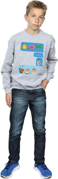 Actual product image Disney Boys Frozen I Love Heat Sweatshirt (152, 158)