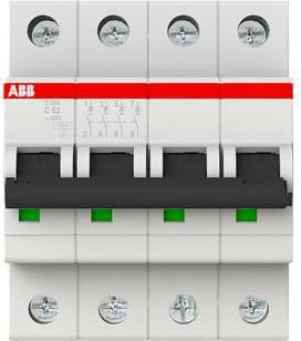 Produktbild ABB S204-C63 Sicherungsautomat 63A pro M compact 4-polig