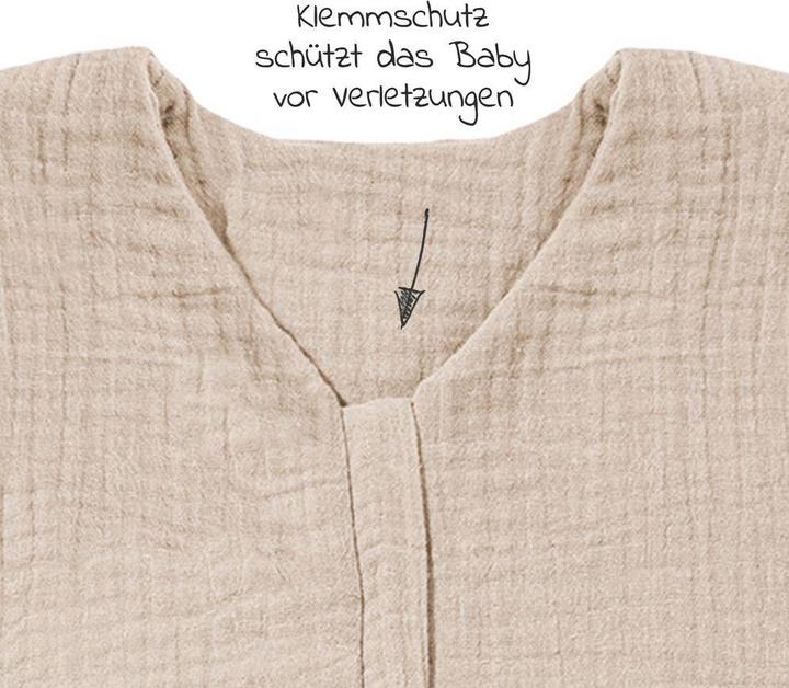Produktbild Julius Zöllner Schlafsäcke Sommerschlafsack Musselin - Sand - (0.5 TOG)