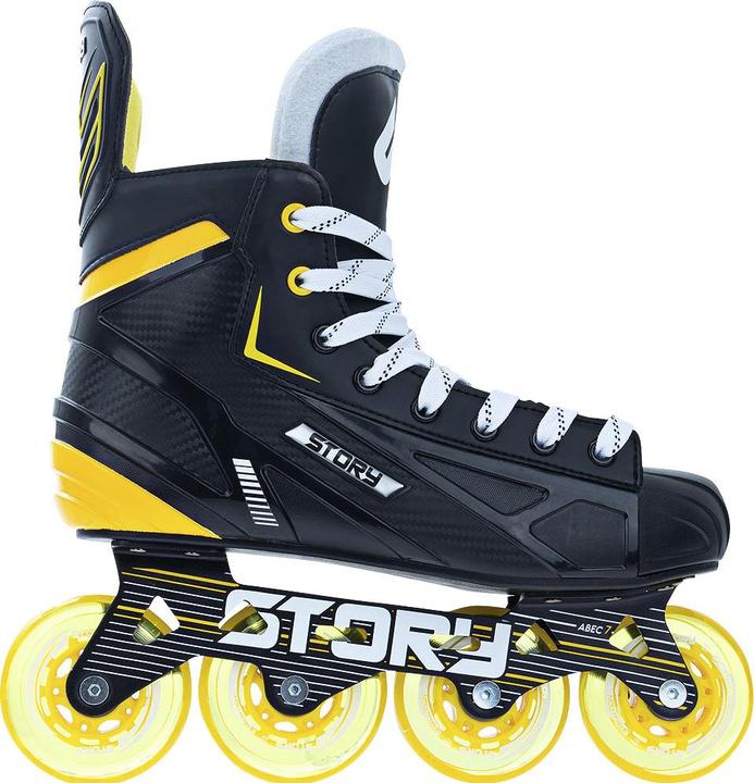 Immagine prodotto Story Pattini da hockey a rotelle Compact Mission giallo 40 (1101005065144) (40)