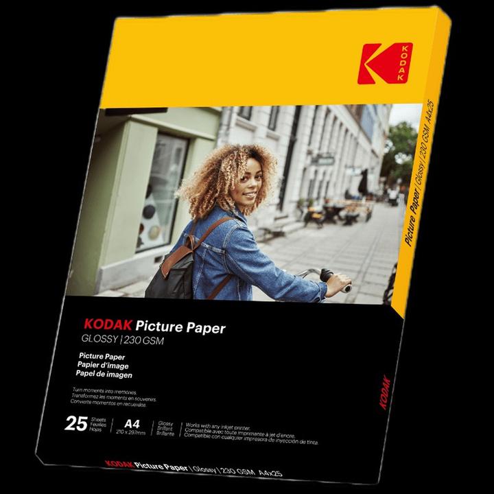 Image du produit Kodak Picture Paper 230g 11.8 mil Glossy A4x50 (9891266) (230 g/m², 21 x 29,7 cm, 50 x)