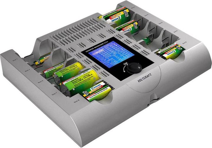 Produktbild Voltcraft Rundzellen-Ladegerät (AAA, 9V Block, AA, Ladegerät ohne Akku)