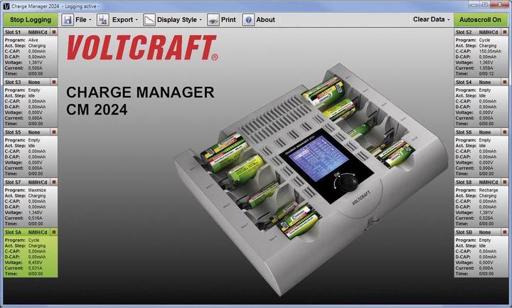 Produktbild Voltcraft Rundzellen-Ladegerät (AAA, 9V Block, AA, Ladegerät ohne Akku)