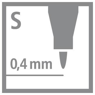 Image du produit STABILO Folienstift OHPen universal Superfein, Schwarz, 10 Stück (Noir, 0.40 mm, 10 x)
