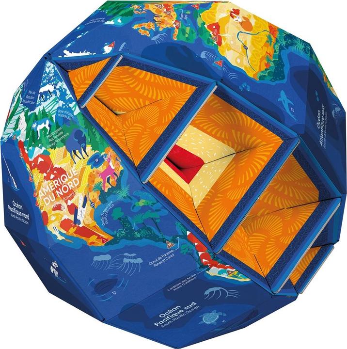 Image du produit Poppik Mon globe de bricolage, Notre planète