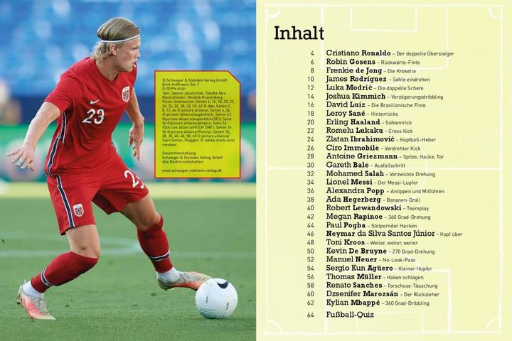 Produktbild Die besten Fussballtricks - Mit Trainingsposter (Deutsch, Hendrik Kranenberg, Sandra Noa, Schwager & Steinlein Verlag, 2017)