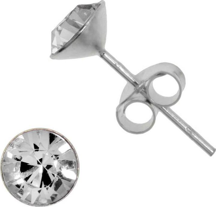 Bijouteria Ohrstecker (Silber 925, Kristall)