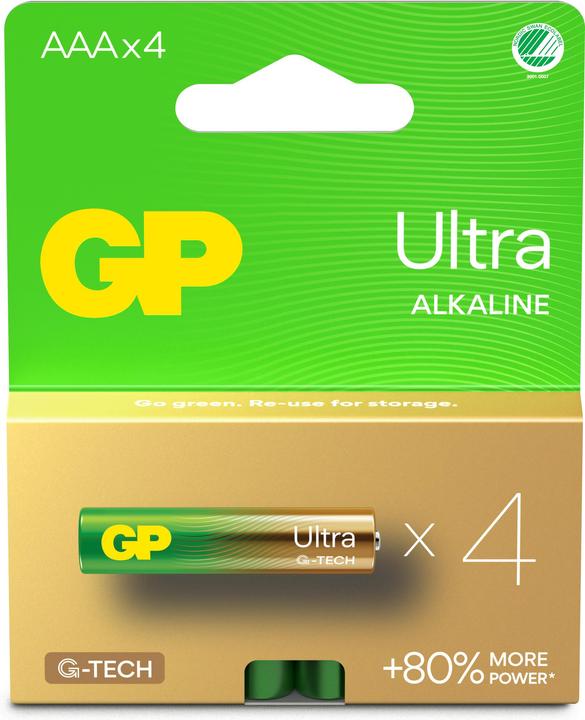 Produktbild GP Batteries GP 24AU-2U4 A21 / LR03 / AAA Ultra Battery (4 Stk., AAA)