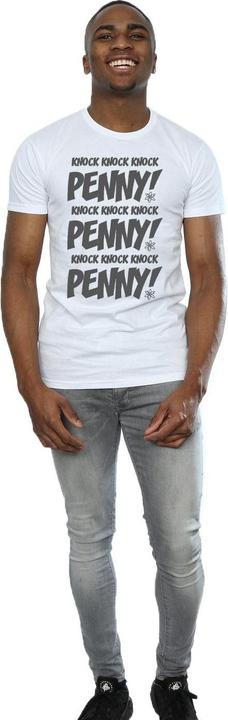 Actual product image Dam Mens Sheldon Knock Knock Penny T-Shirt (L)