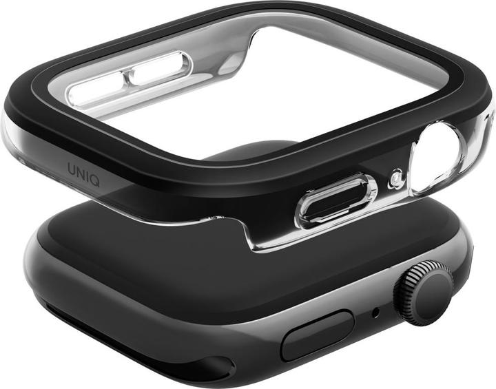 Actual product image Uniq Case Voute for Apple Watch Series 10 46mm tempered glass black