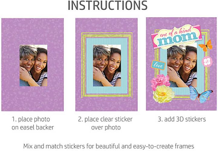 Produktbild HP Moment Makers 6RW48A 2x3 Easel Frame Mom