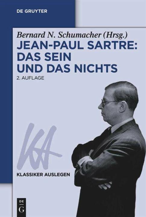 Actual product image Jean-Paul Sartre: Das Sein und das Nichts (German, Bernard N. Schumacher, 2014)