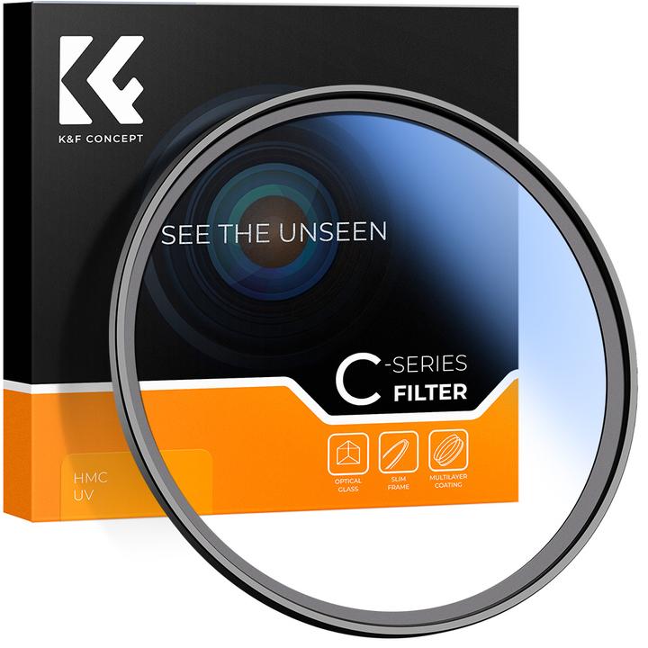 Produktbild K&F Concept 77MM MC UV Protection Filter Slim Frame with 18 Multi-layer Blue Coatings (C Series) (UV-Filter)