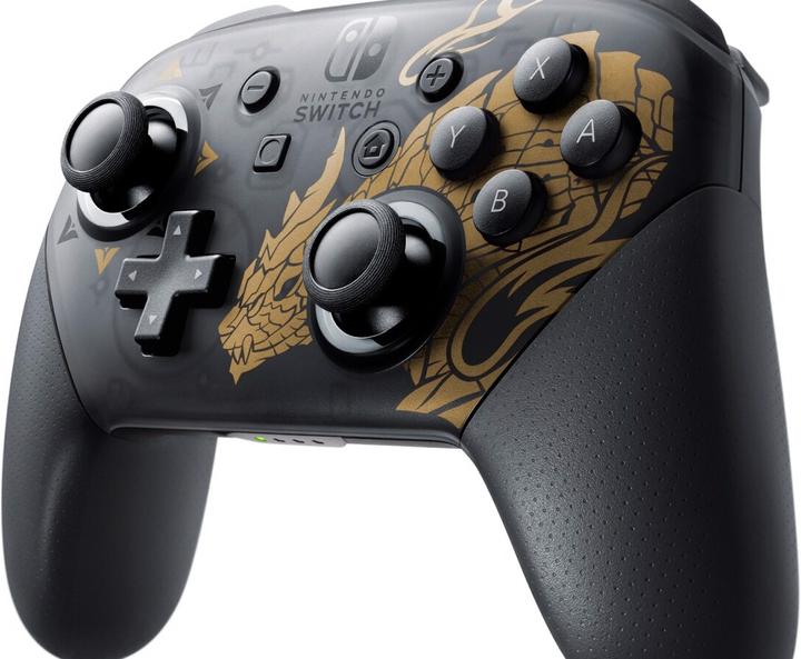 Actual product image Nintendo Switch Pro Controller - Monster Hunter Rise Edition (Switch)