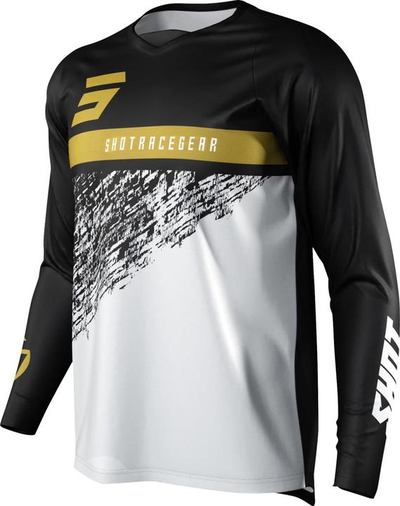 Produktbild Shot DEVO ROLL Jersey gold-weiss XXL (XXL)