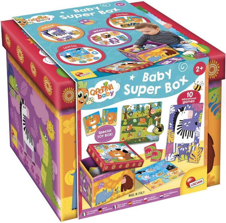 Actual product image Lisciani Carotina Baby Super Box (Italian)