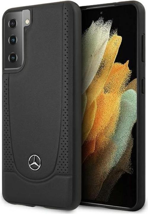 Produktbild Mercedes-Benz Perforated Hülle mit Metal Logo (Samsung Galaxy S21+)