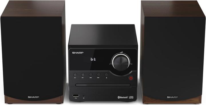 Image du produit Sharp XL-B512(BR) Système stéréo domestique Microsystème audio domestique (Bluetooth, Lecteur de CD, 2x 22 W)
