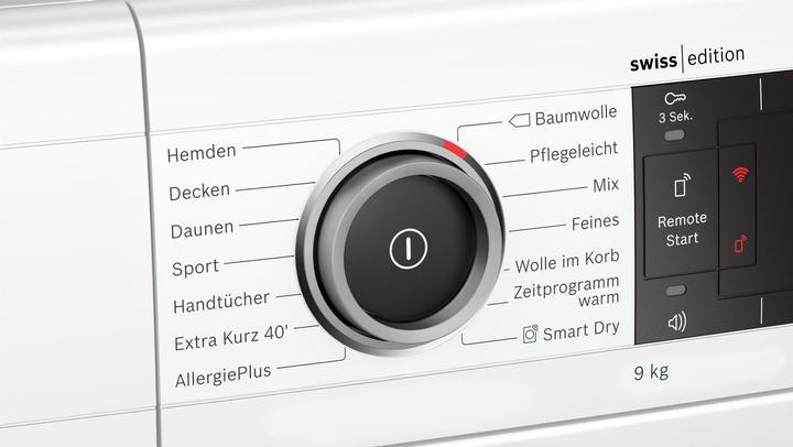 Actual product image Bosch Hausgeräte Serie8 WTXH7M50CH (9 kg, Right, CH plug)
