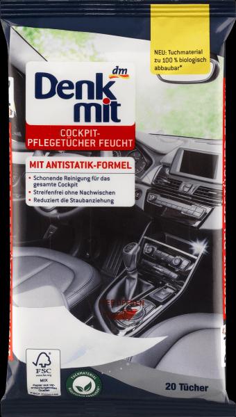 Image du produit dm Denkmit Lingettes humides pour l'entretien des voitures