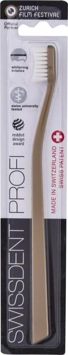 Produktbild Swissdent Whitening Zahnbürste gold (Weich, 1 x)