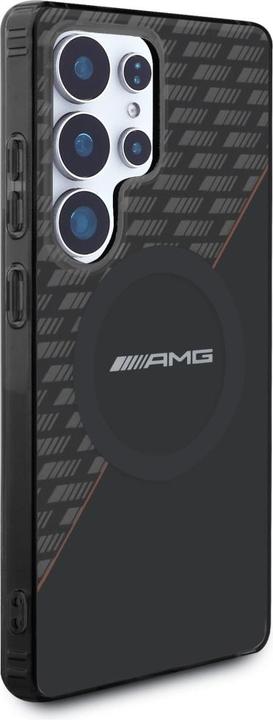 Immagine prodotto Mercedes AMG Double Layer Rhombs MagSafe Case for Samsung Galaxy S25 Ultra - Black/Red (Samsung Galaxy S25 Ultra)