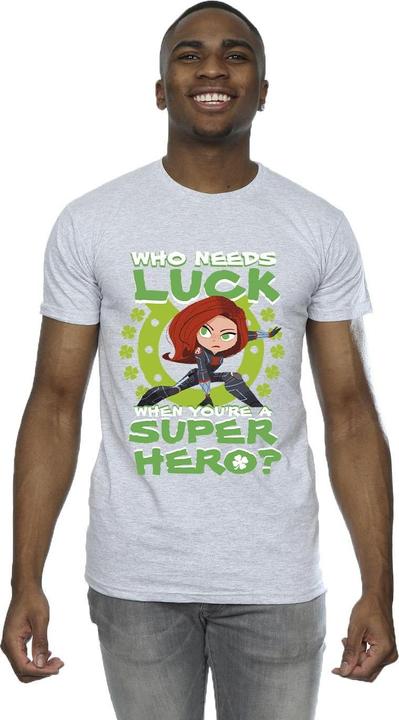 Image du produit - T-shirt ST PATRICK'S DAY BLACK WIDOW LUCK - Homme (M)