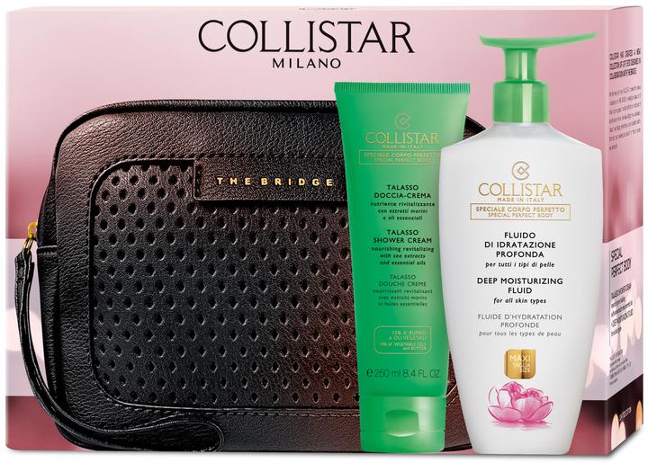 Actual product image Collistar CS Body - Deep Moisturizing Fluid & Talasso Shower Cream Set (Facial care set)