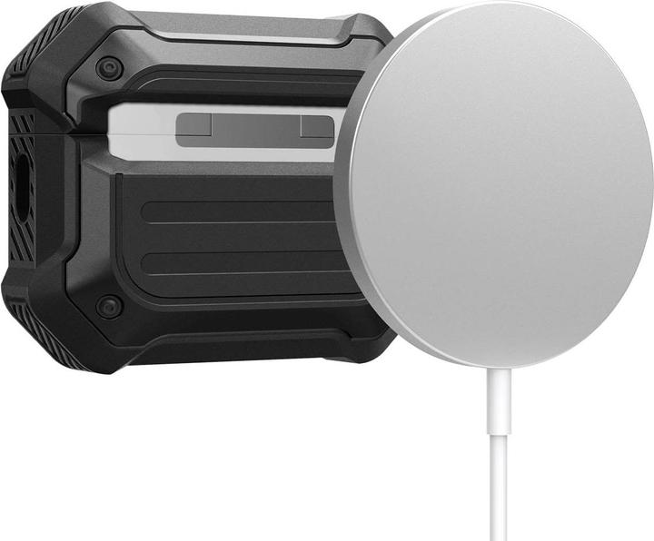 Produktbild Spigen TOUGH ARMOR MAG MAGSAFE Apple AIRPODS PRO 1 / 2 BLACK (Kopfhörer Tasche)