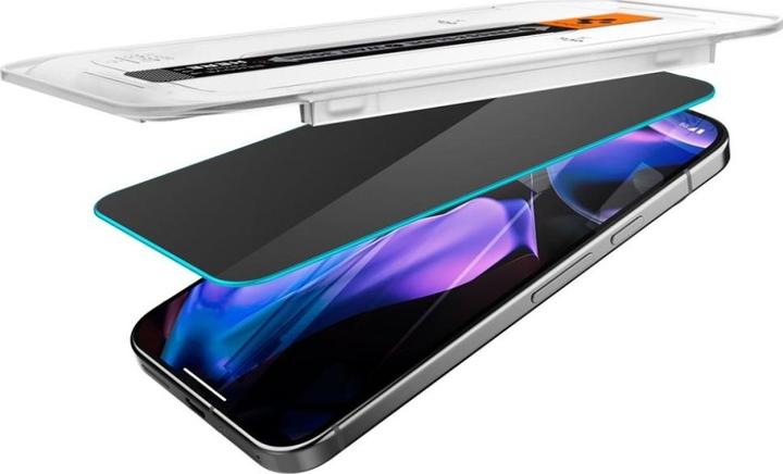 Actual product image Spigen GLAS.tR EZ Fit | Privacy Pixel 9 Screen Protector 2-Pack (2 Piece, Google Pixel 9 Pro XL)