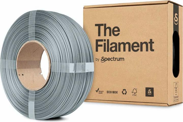 Immagine prodotto Il filamento ReFill PLA CF 1,75mm GRIGIO 1kg (PLA, 1.75 mm, 1000 g, Grigio)