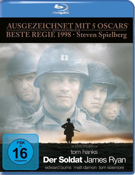 Le soldat James Ryan (Blu-ray, 1998, Espagnol, Anglais, Italien, Allemand, Français)