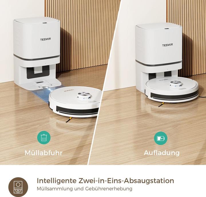 Actual product image Tesvor S7PRO AES Saugroboter mit Wischfunktion
