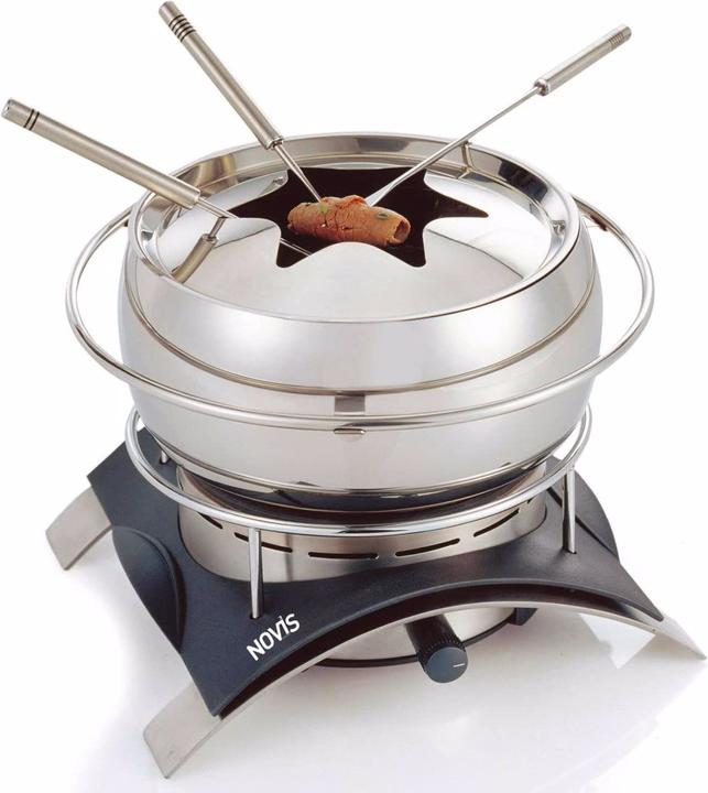 Novis Fondue set Inox (Cheese fondue, Chinoise Fondue, Fondue Bourguignonne)