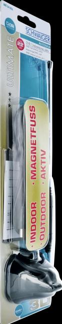 Actual product image Schwaiger HD rod antenna (Indoor antenna, 22 dB, DVB-T / -T2)