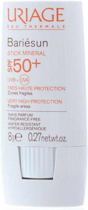 Actual product image Uriage Bariesun (Sun stick, Sun cream face, SPF 50+, 8 ml, 8 g)