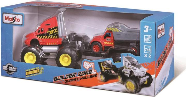 Actual product image Maisto Builder Zone Quarry Haulers assorted