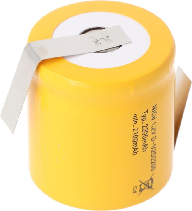 Produktbild Saft Akku VRE 1/2 D, Mono 1/2 mit Lötfahne in Z-Form (1.20 V, 2500 mAh)
