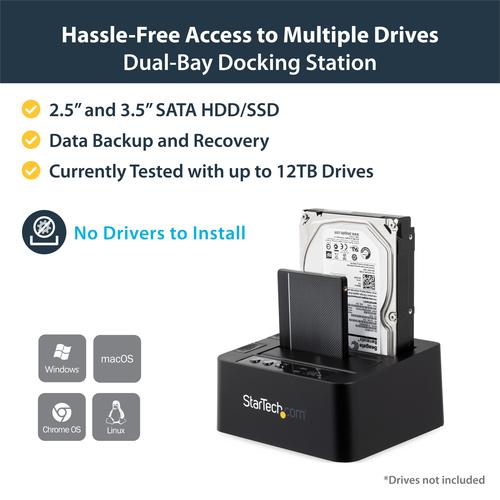 Image du produit StarTech Dock de duplication Usb 3.1 Hdd