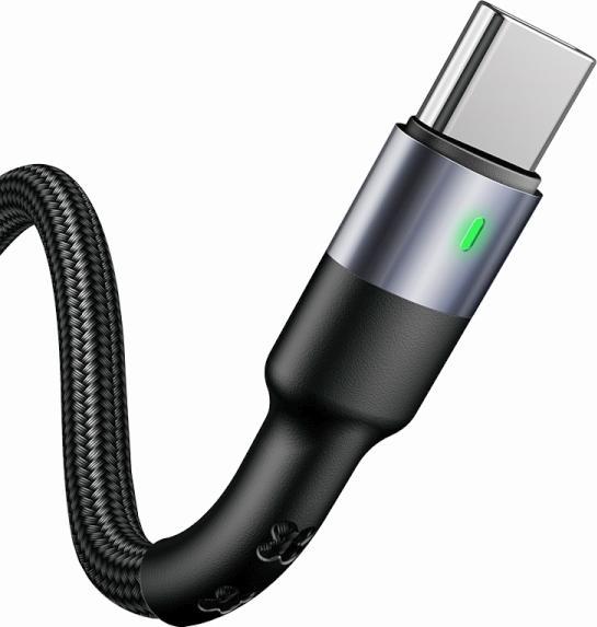Image du produit Usams USB USB-A - USB-C cable 1 m Black (1 m, USB 2.0)