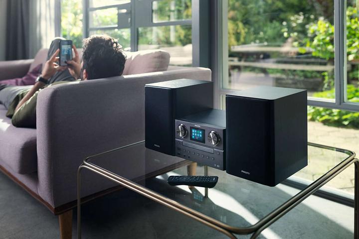 Image du produit Philips TAM8905/10 (Spotify Connect, Bluetooth, WiFi, Lecteur de CD, 1x 100 W)