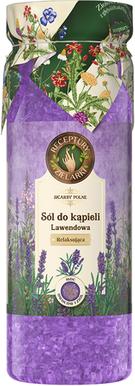 Actual product image Eurus Receptury Zielarki Skarby Polne Relaxing Lavender Bath Salt 700 G (Bath pearls)