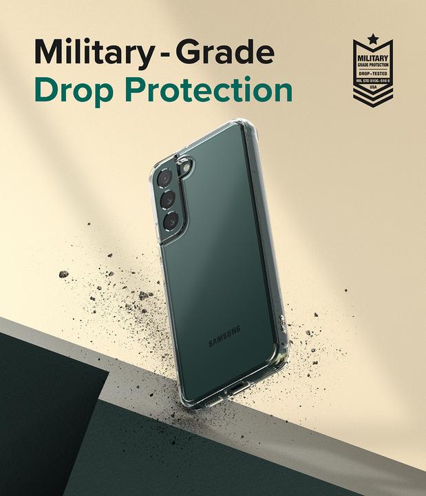 Image du produit Ringke Fusion tpu case with frame for Samsung galaxy s22 + (s22 plus) transparent (Samsung Galaxy S22+)