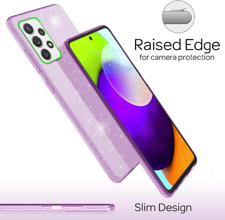 Image du produit Nalia Étui pour téléphone portable à paillettes (Samsung Galaxy A52)