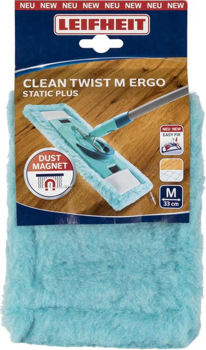 Actual product image Leifheit Mop cover CLEAN TWIST M Ergo static plus (1 pcs.)