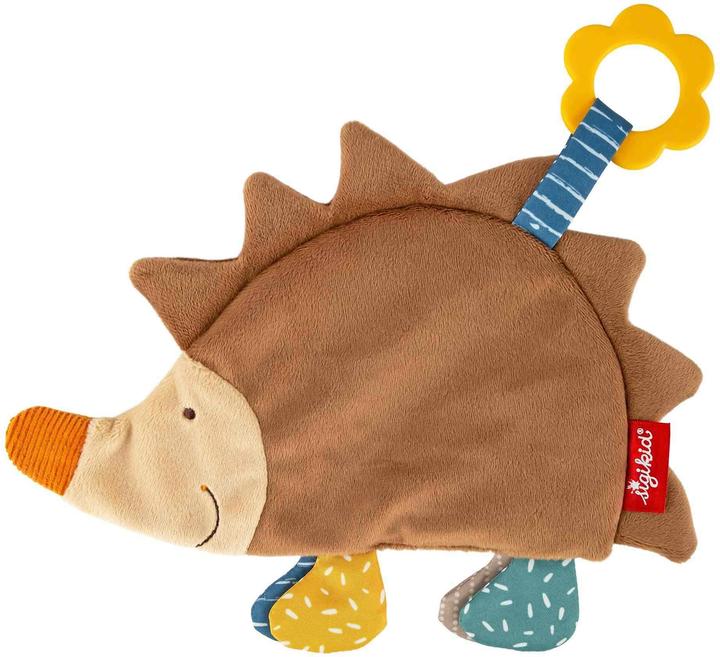 Sigikid Yellow hedgehog crackle cloth **