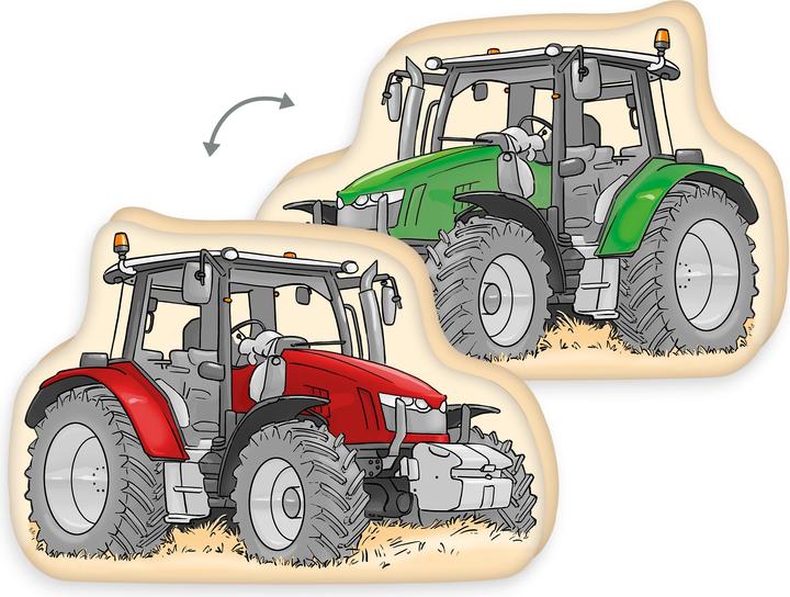 Actual product image Herding Tractor contour cushion (36 x 24 cm)
