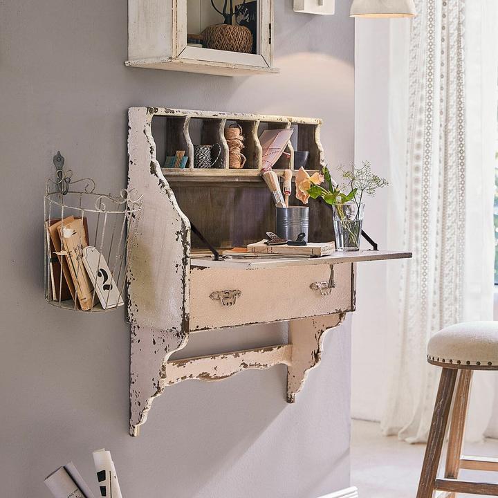 Immagine prodotto Loberon Segreteria a muro Sandrine beige antico (60, 80, 22 cm)