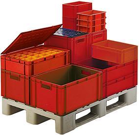 Produktbild kaiserkraft Euro-Format-Stapelbehälter, Wände und Boden geschlossen